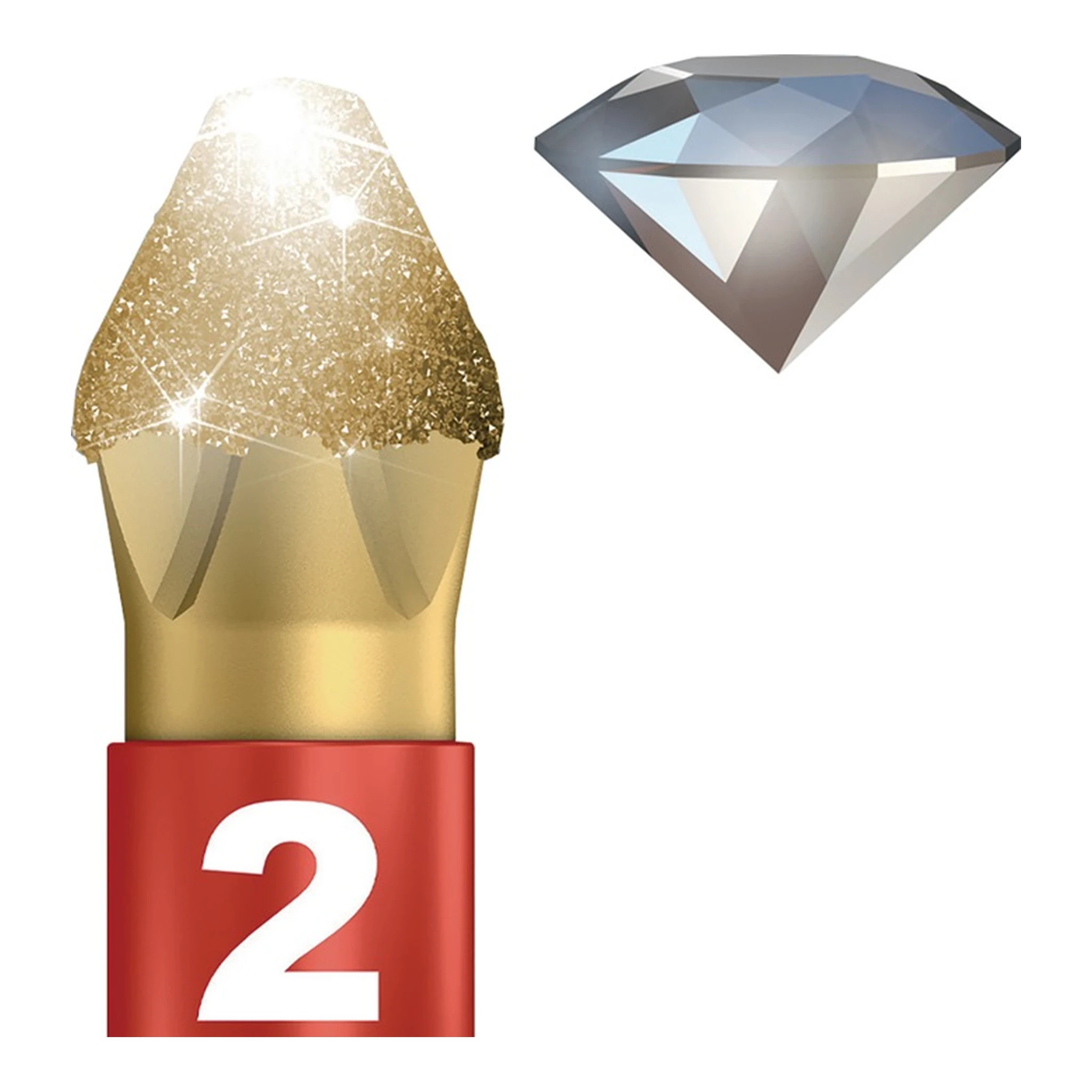 WERA | Bitsortiment Bit-Check Diamond 1 | 12-teilig PH/PZD/TX – Bild 2