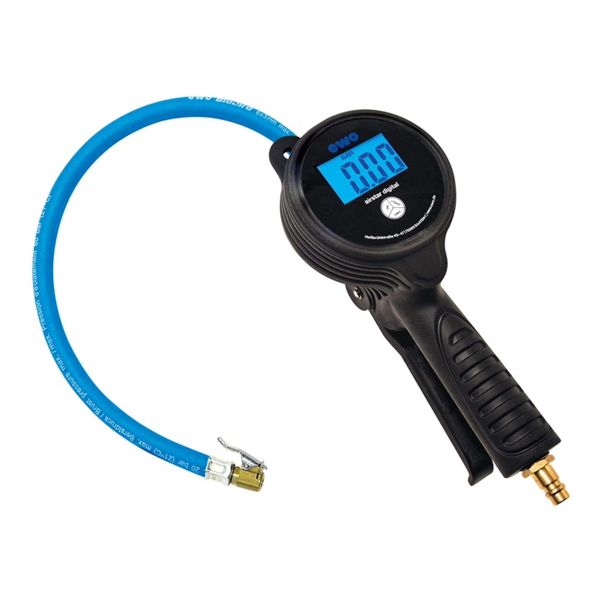 EWO | Handreifenfüllmesser airstar digital | geeicht mit Momentstecker DN 7,2
